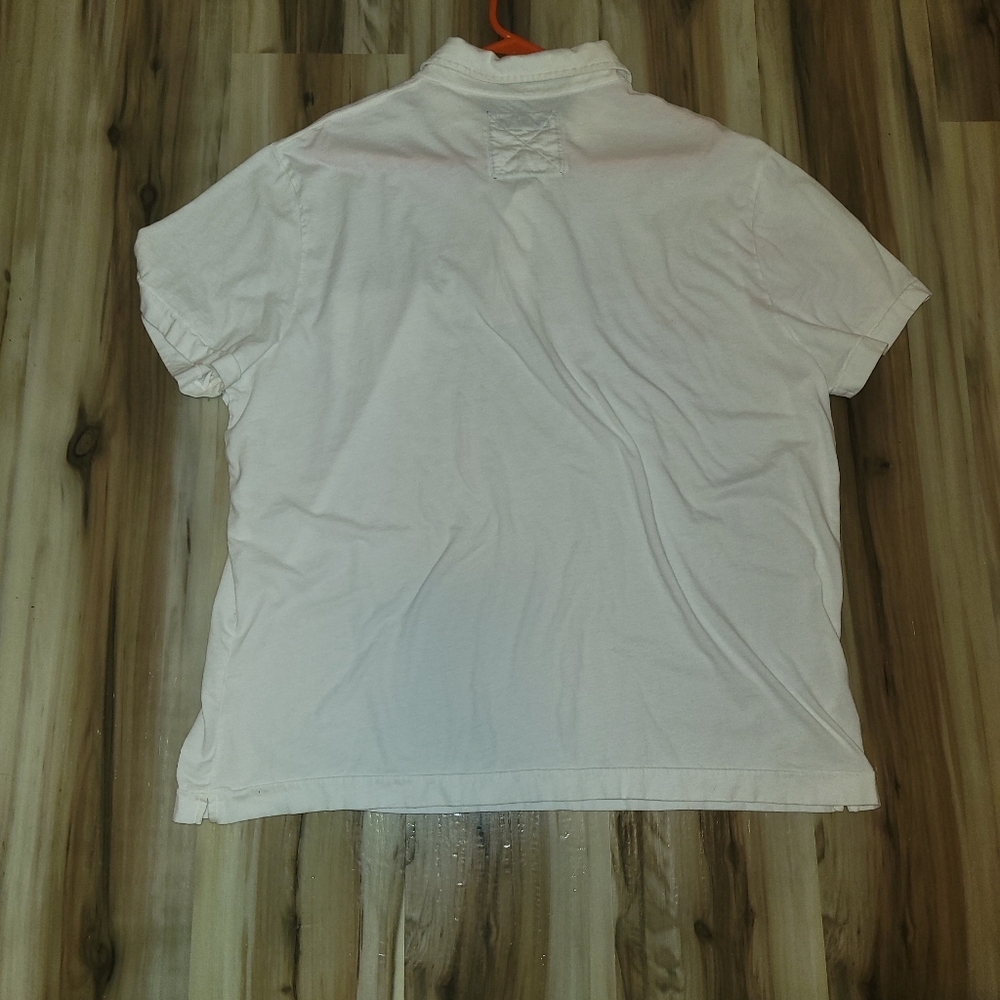 Cremieux White Collar Men's Tshirt - Picture 9 of 9